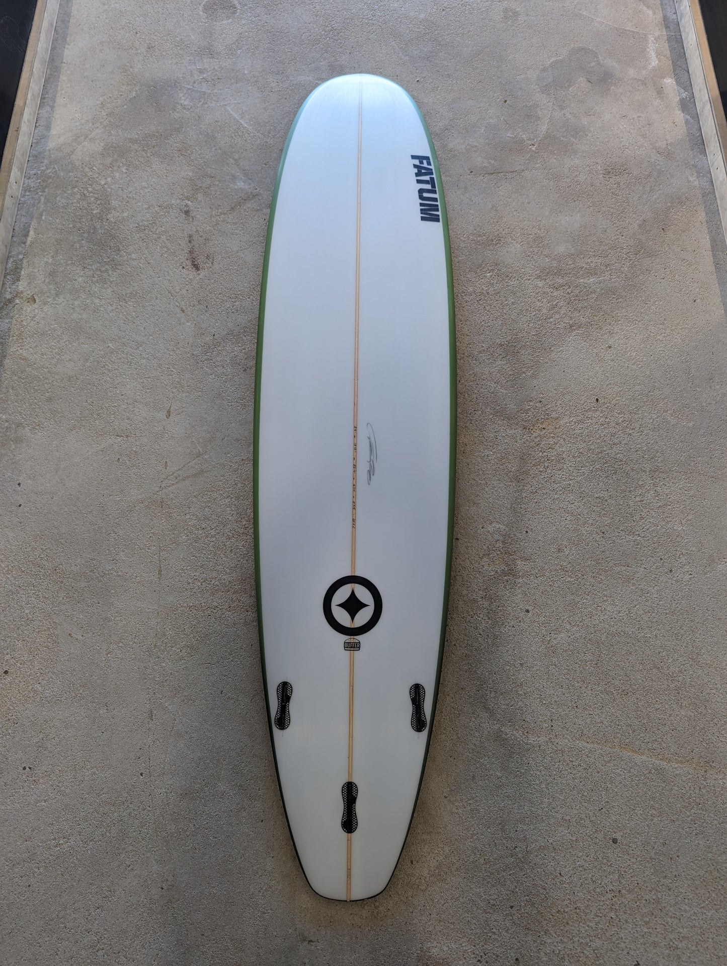 Fatum Buffer 8'4" - Green Rails