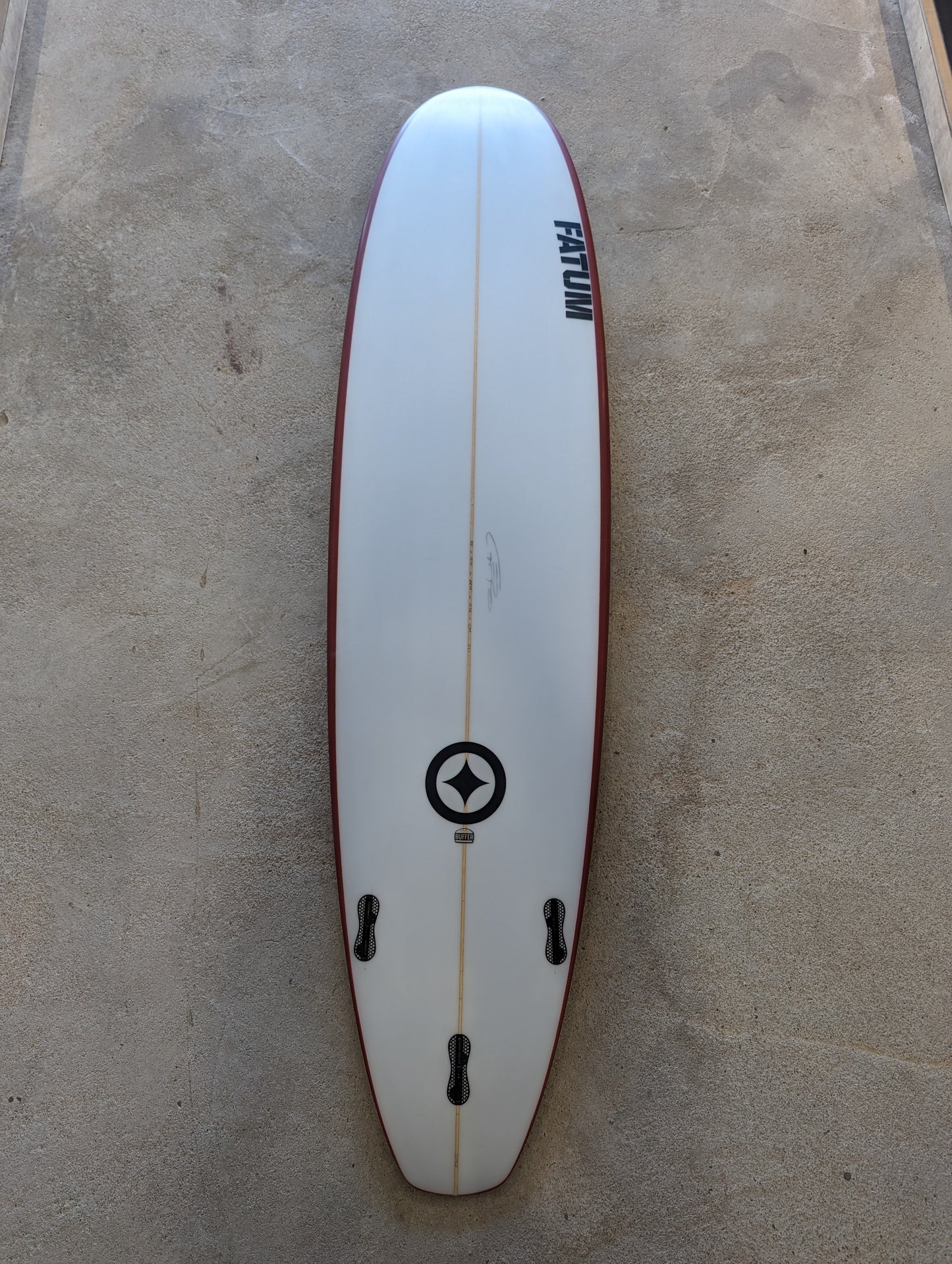 Fatum Buffer 8'0" - Red Rails