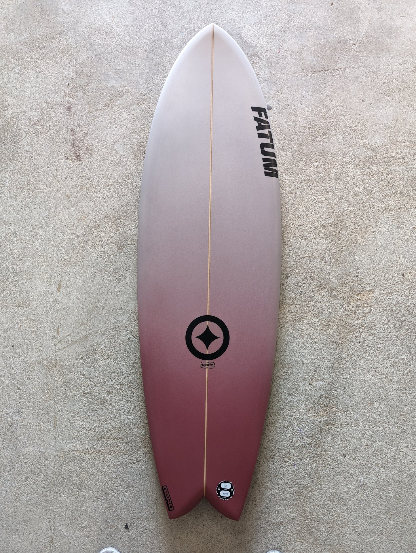 Fatum Disco 5'8" - Red Fade