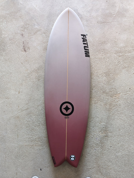 Fatum Disco 5'8" - Red Fade