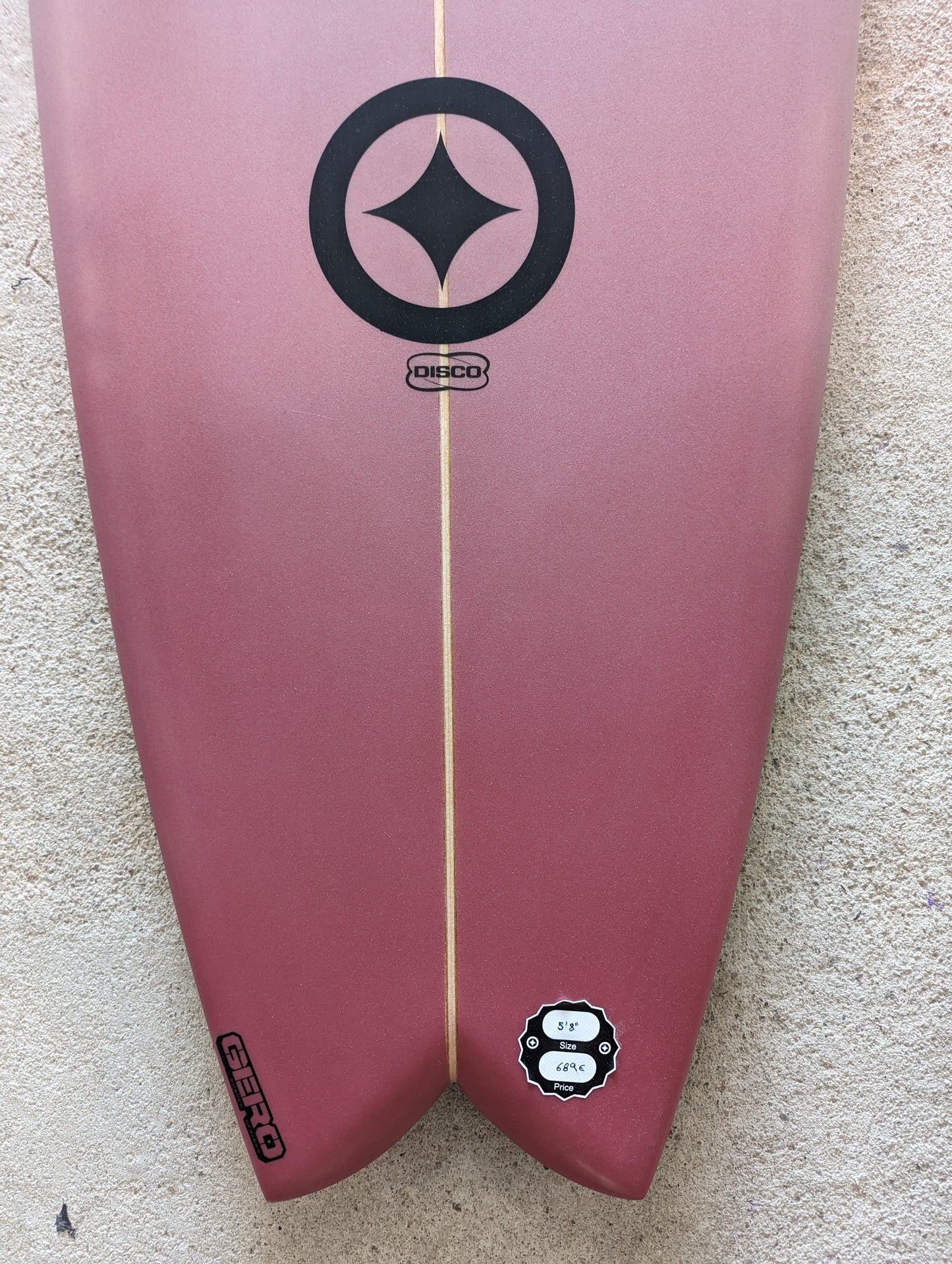 Fatum Disco 5'8" - Red Fade