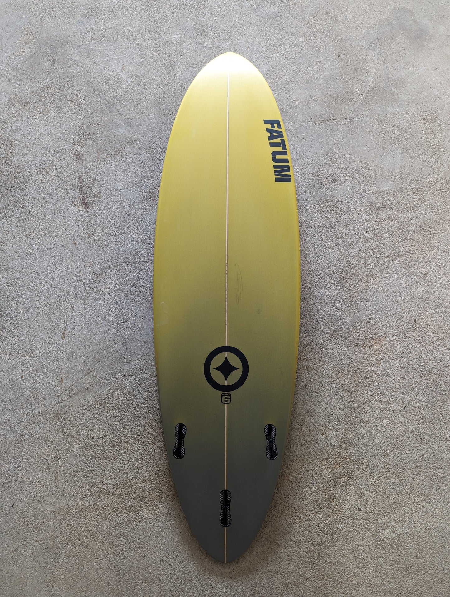 Fatum Super Six 6'4" - Yellow Fade
