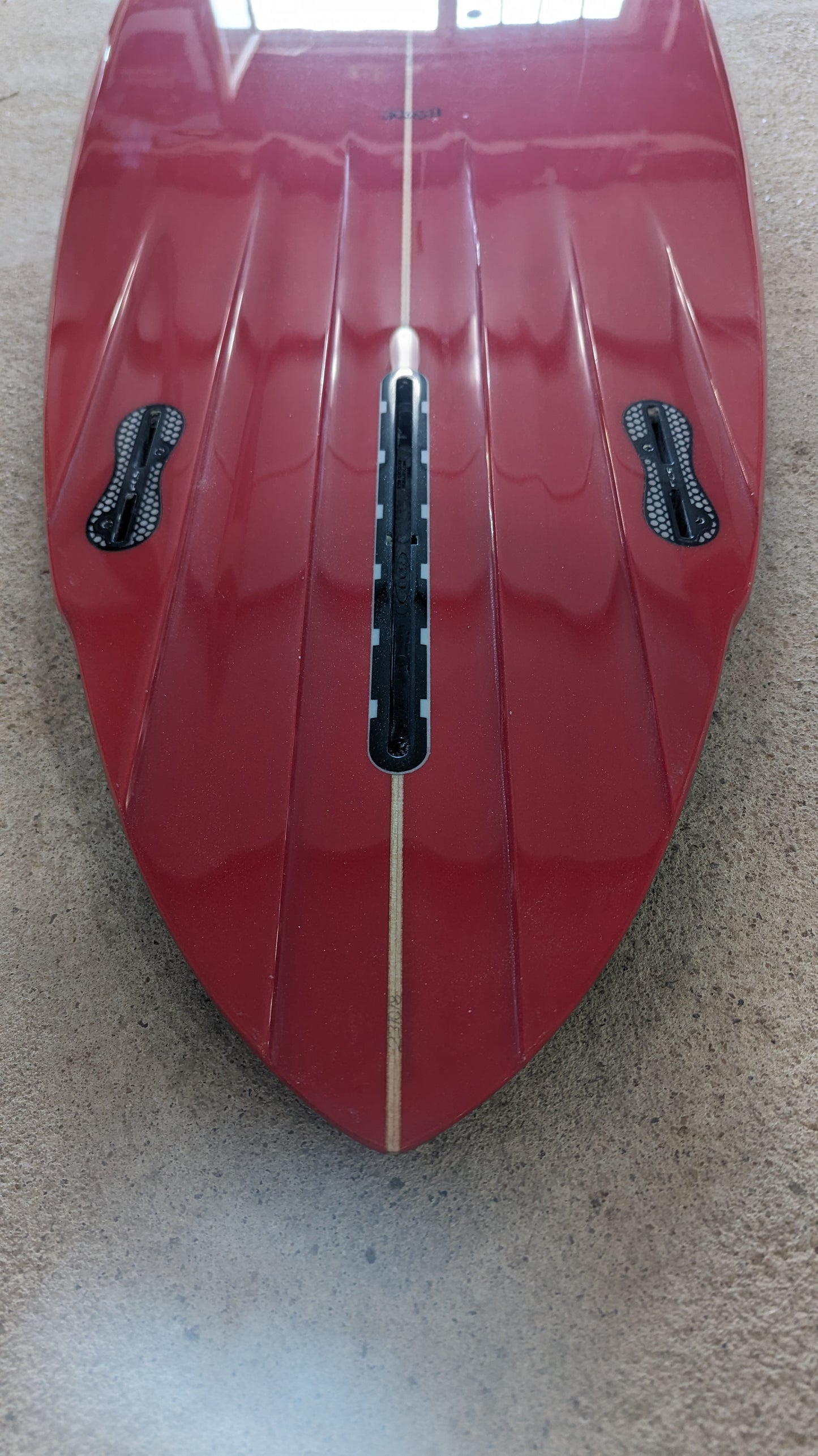 Fatum Floyd 6'8 Red Tint with Channels SIngle or Twin