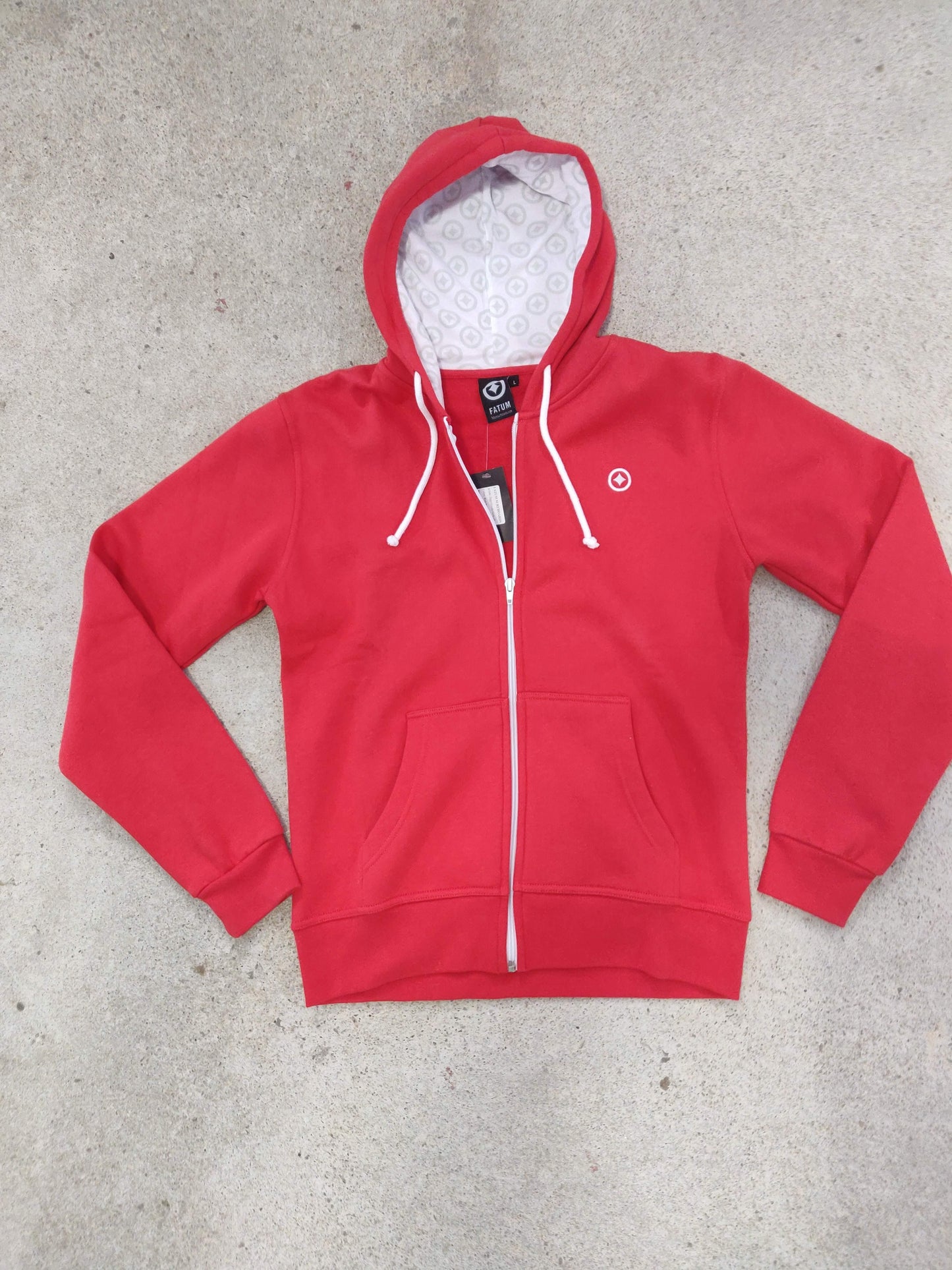 Fatum Ladies Surfcheck Hoodie in Chilli