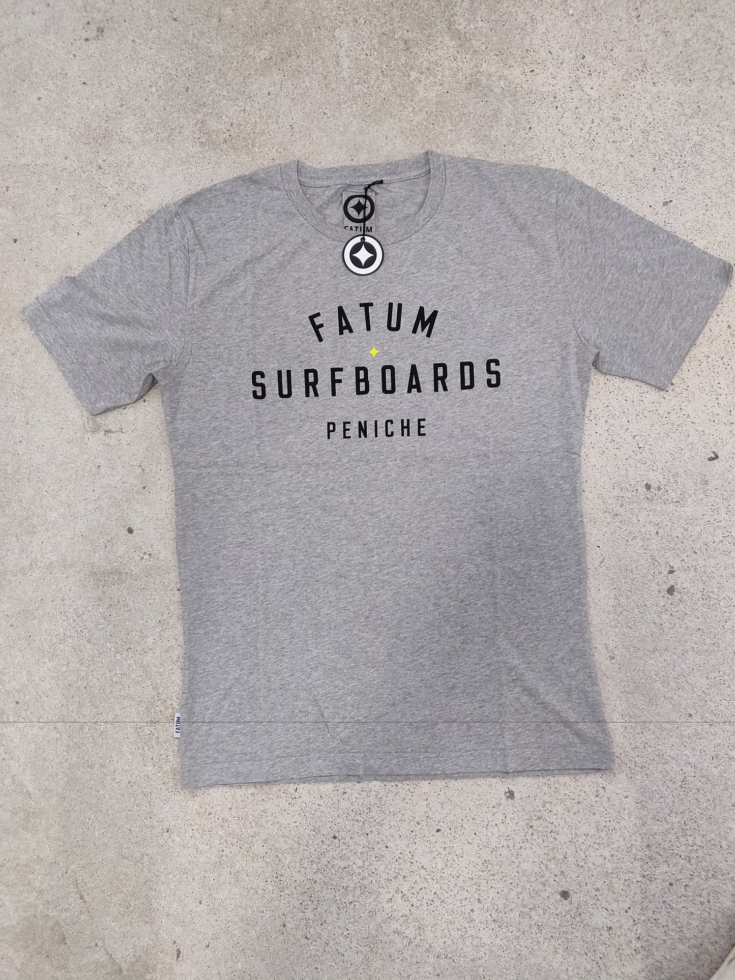Fatum Stamp Tee - Heather Grey
