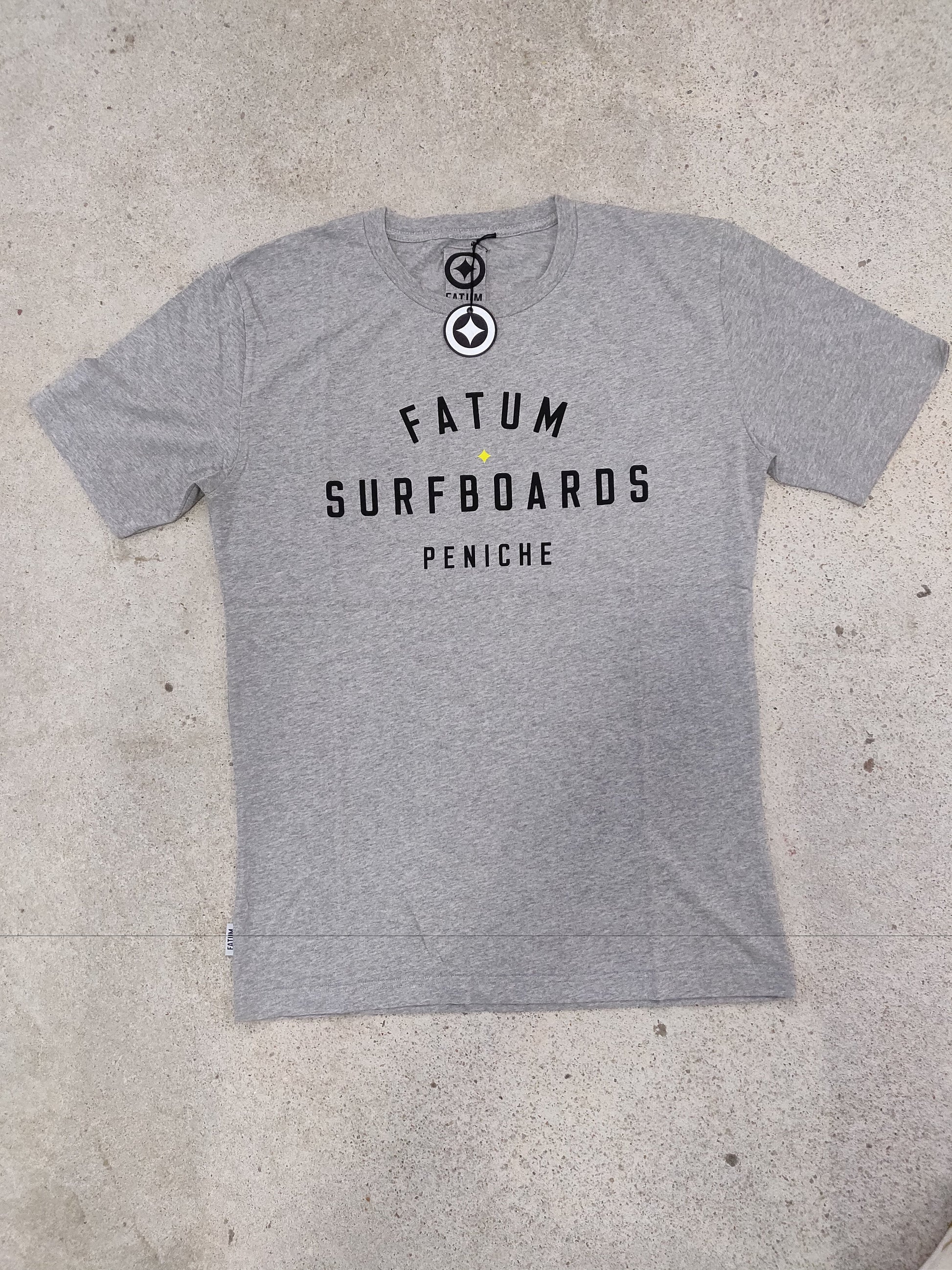 Fatum Stamp Tee - Heather Grey