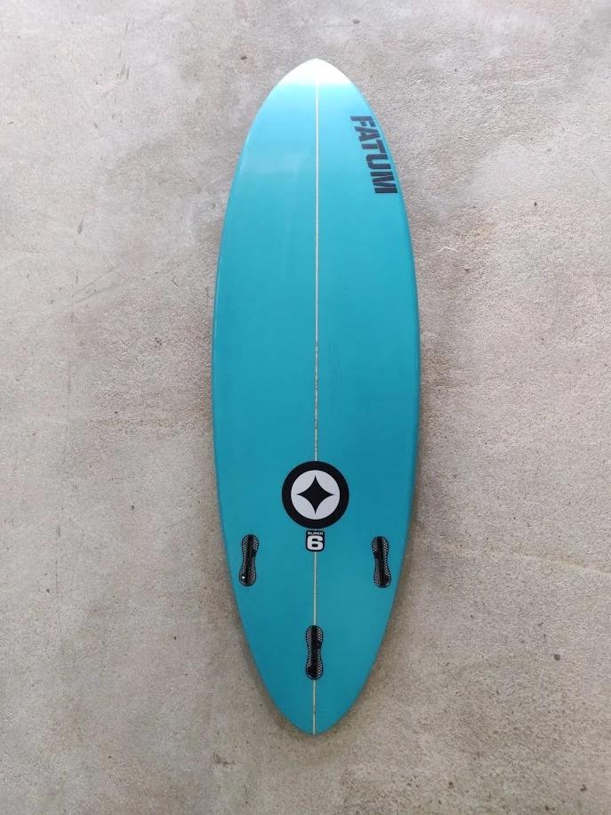 Fatum Super Six 6'0" - Turquoise Spray