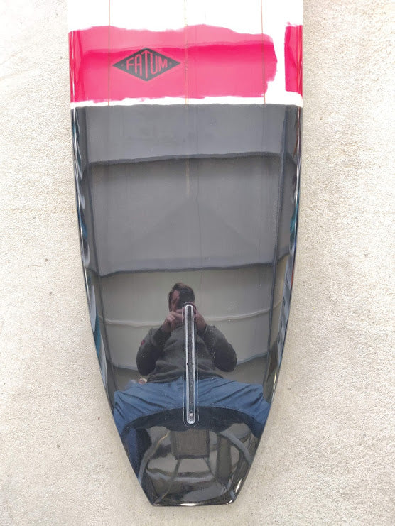 Fatum Majestic 9'2" - Black/Red Stripe Triple Stringer