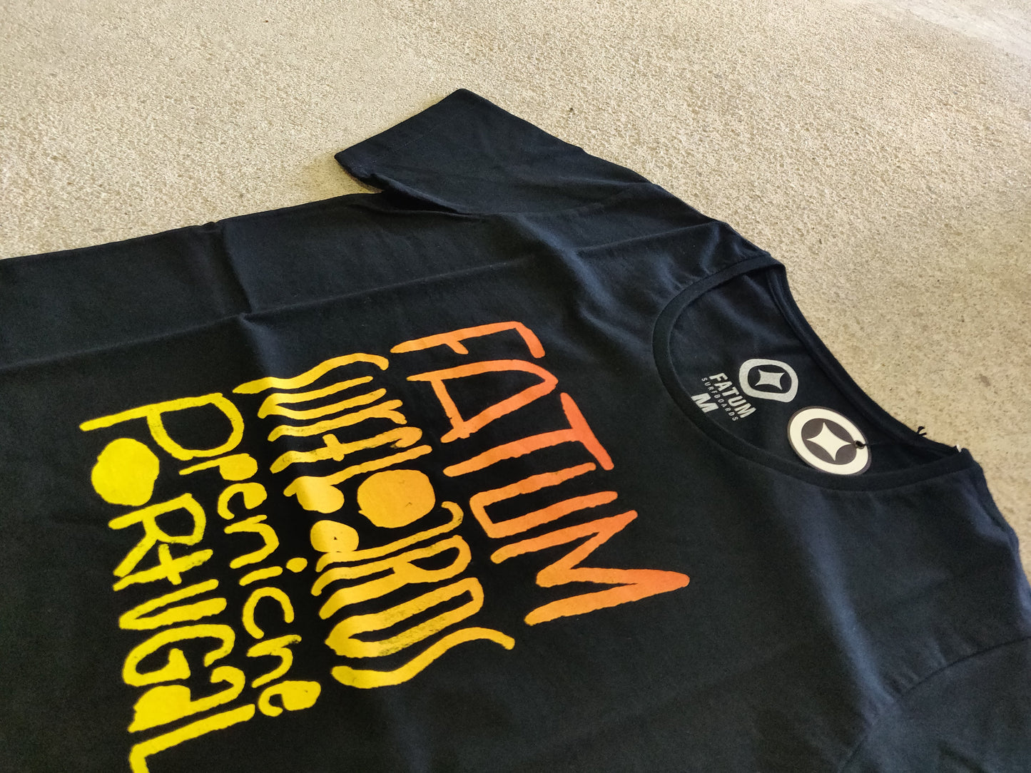 Fatum Ladies Watercolour T-shirt - Black