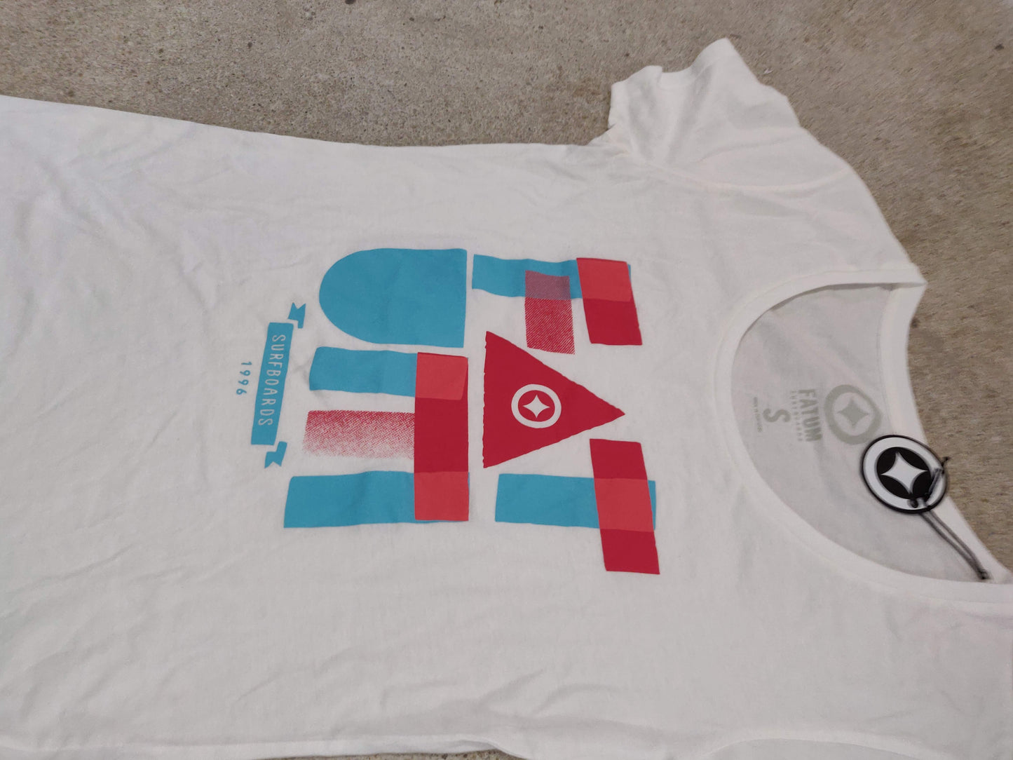 Fatum Ladies Fat Letter T-Shirt - Grey