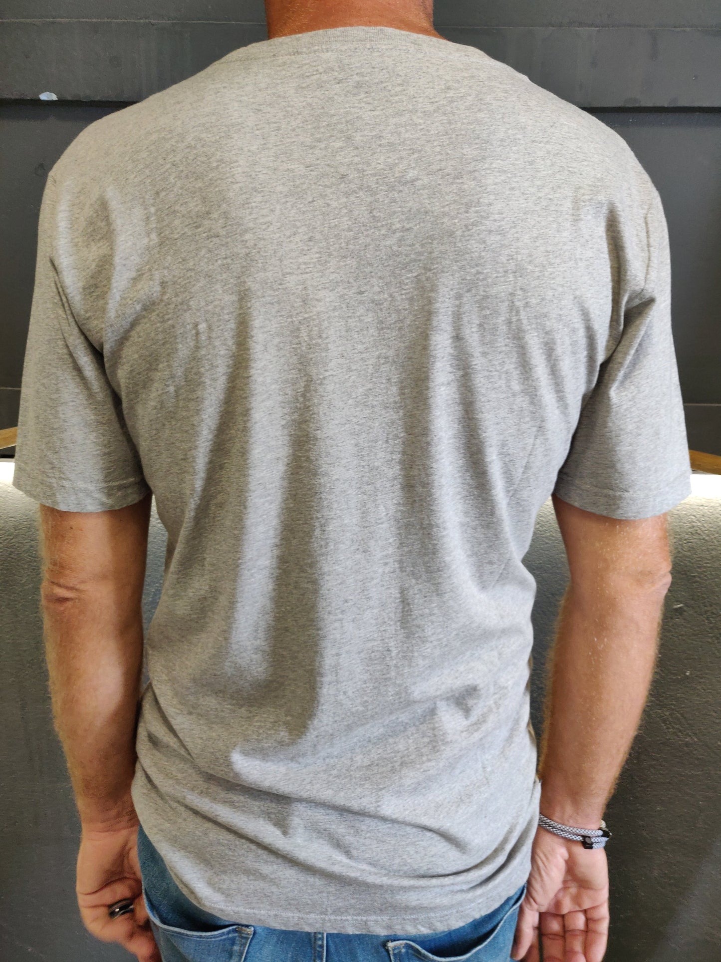 Fatum Stamp T-Shirt - Heather Grey