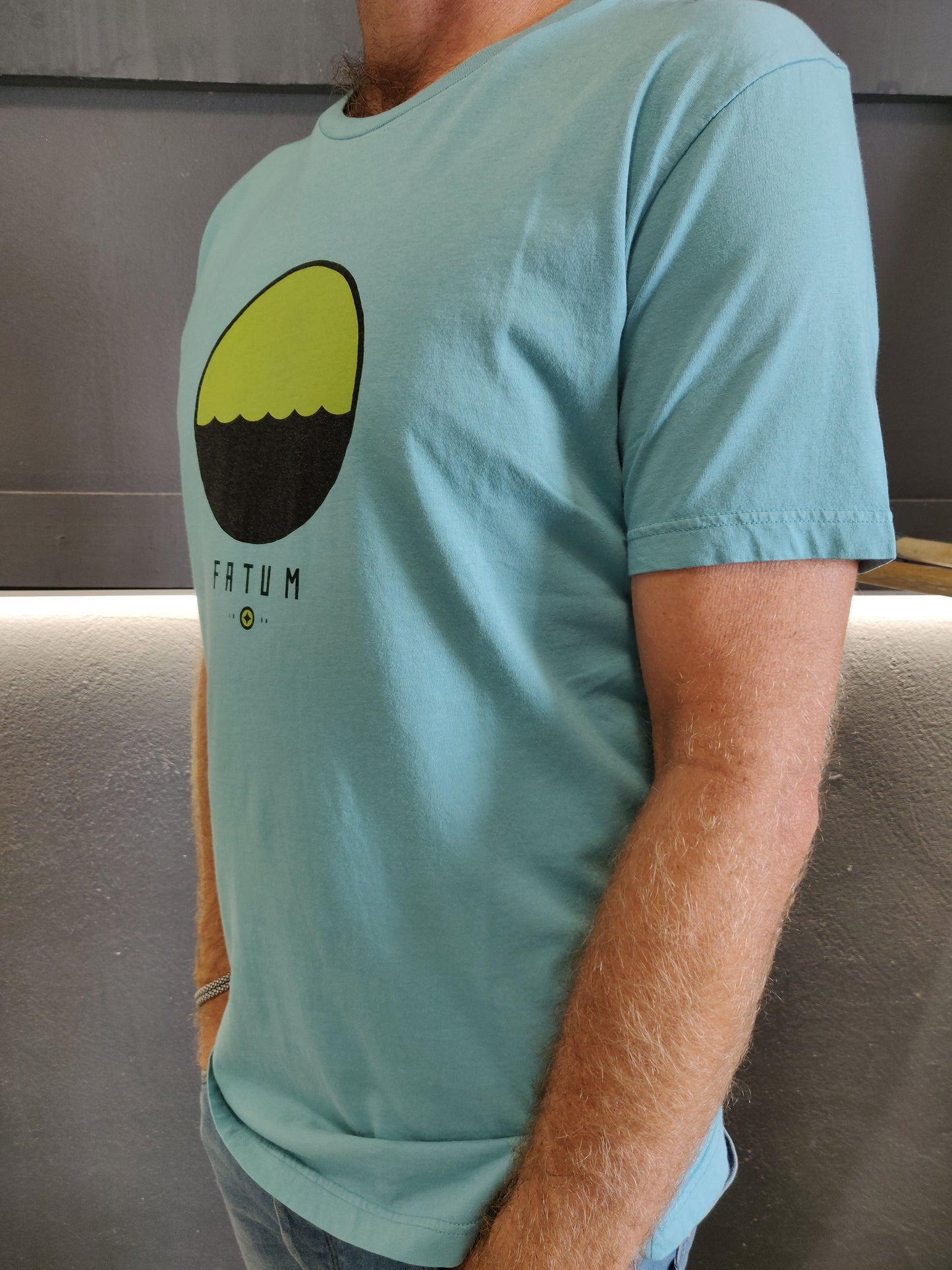 Fatum Telescope Tee - Sea Blue