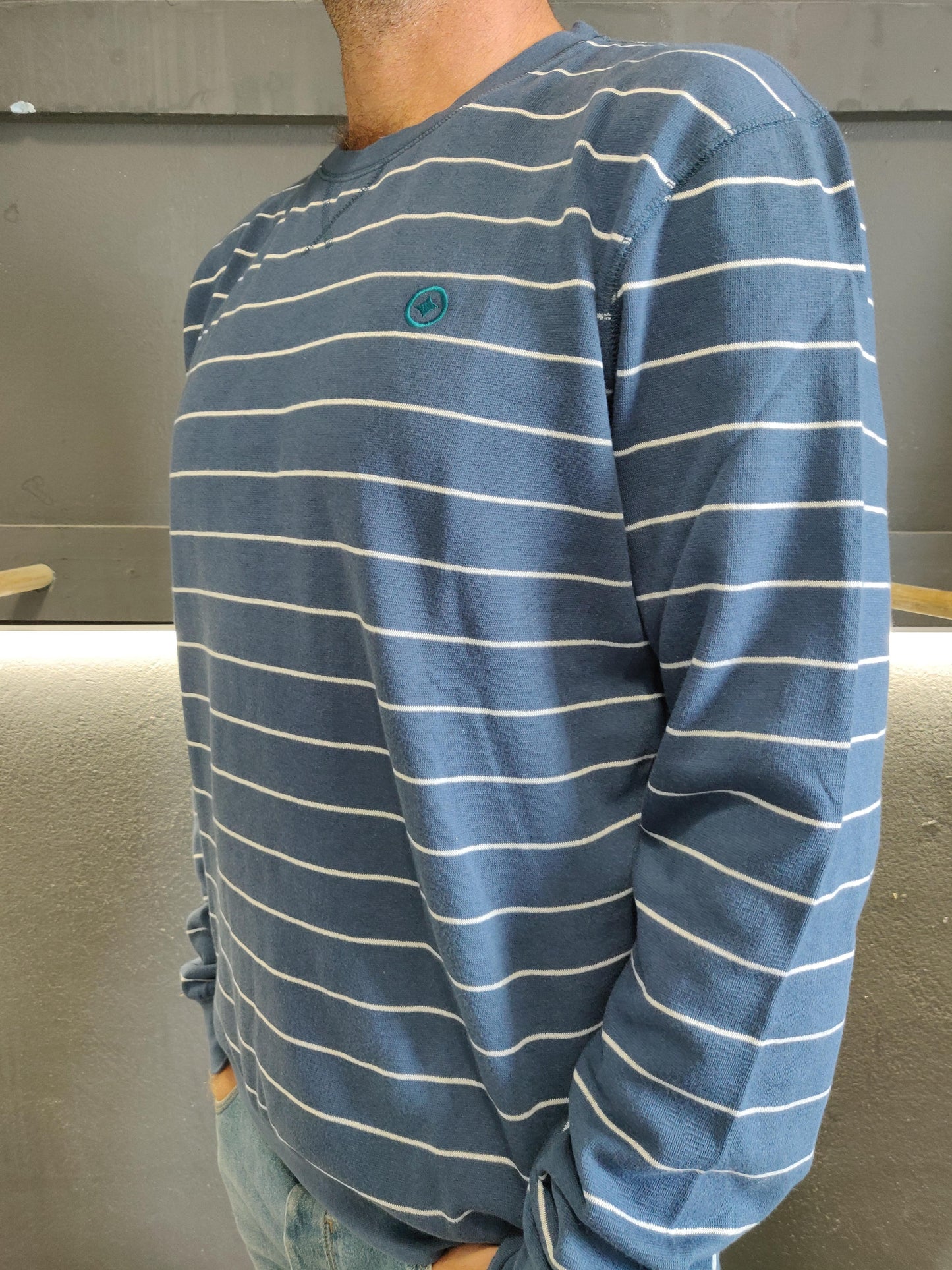 Fatum Otis Sweat - Blue Stripes
