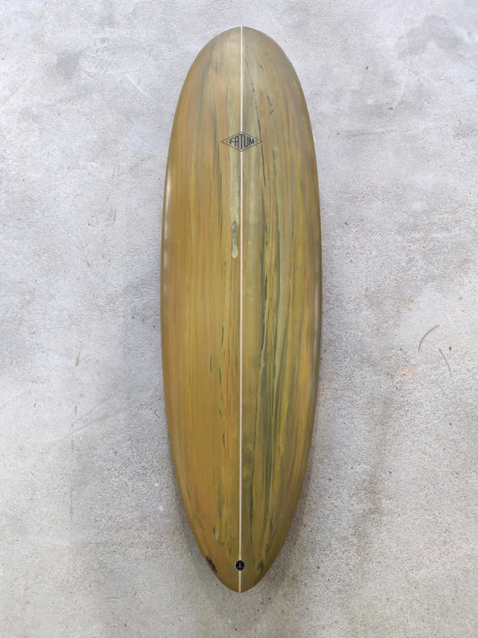 Fatum Displacement Hull 6'4" in earth colours