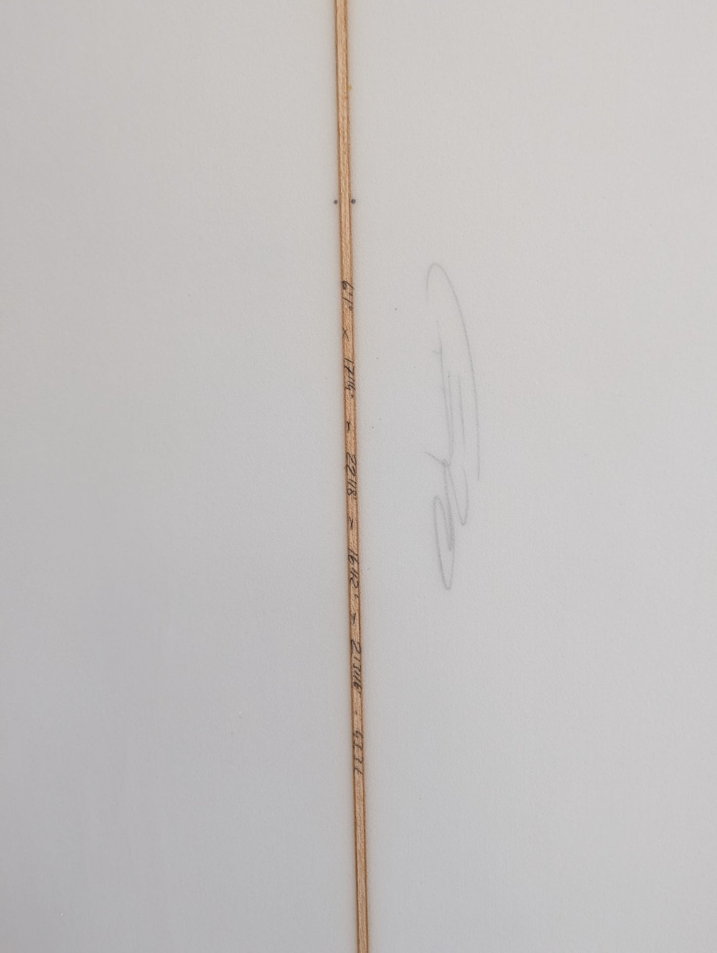 Fatum Giant Fish 6'1" Yellow with Blue Rail