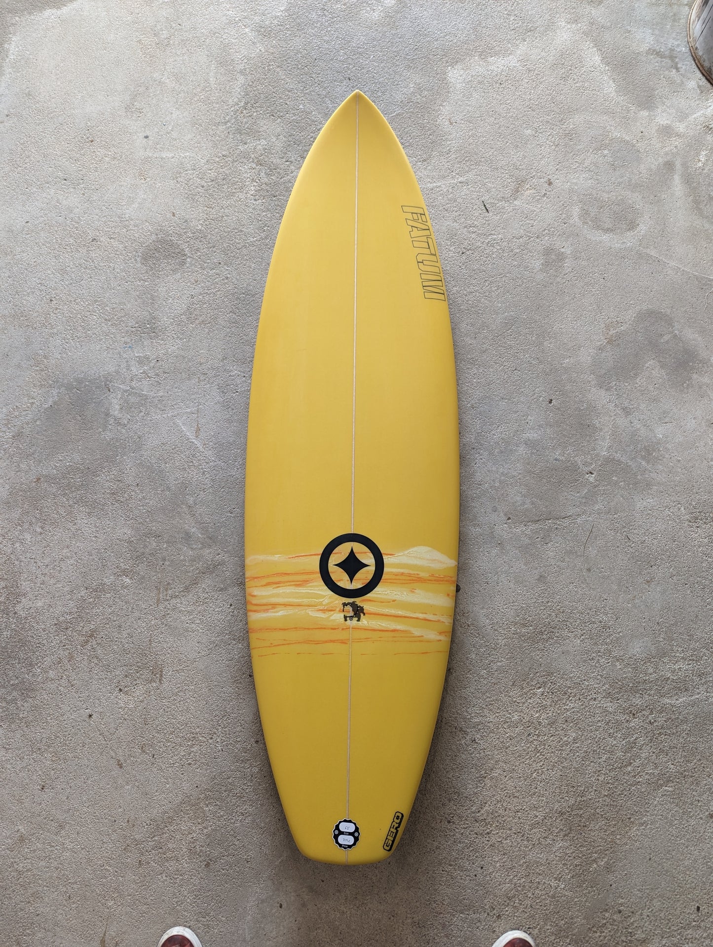 Fatum Bulldog 6'3" Orange Powder Dash