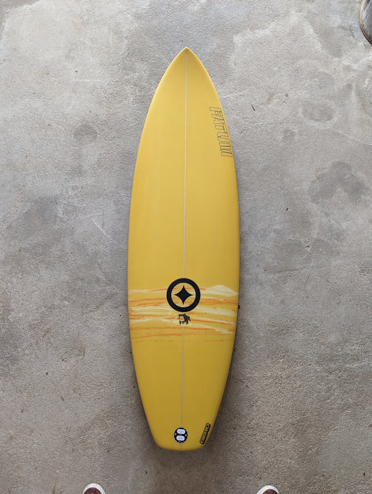 Fatum Bulldog 6'3" Orange Powder Dash
