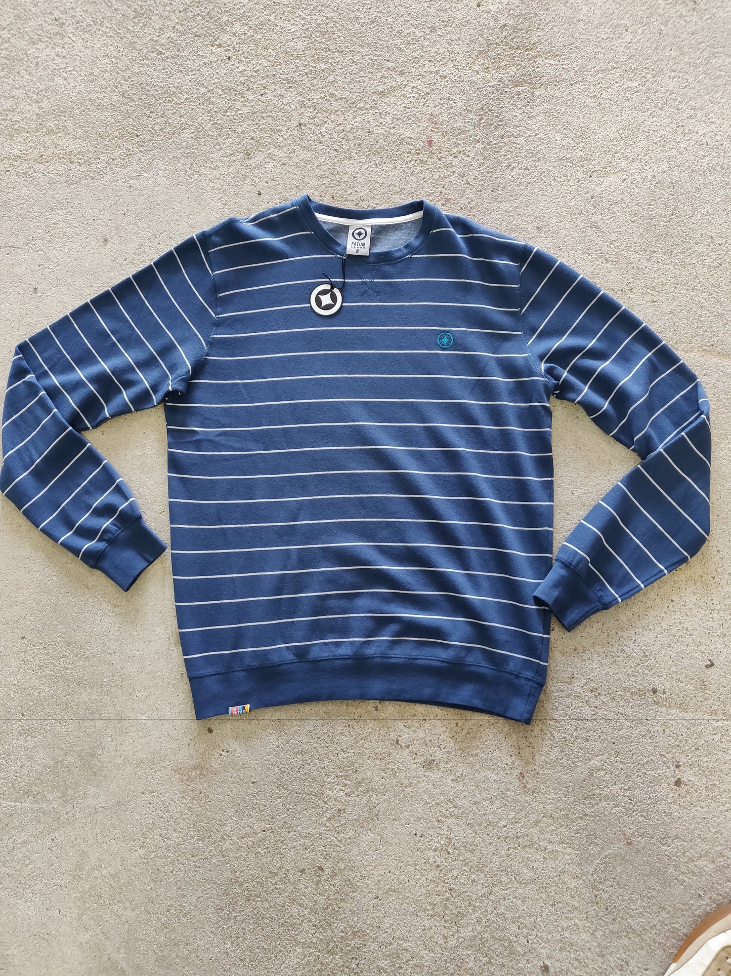 Fatum Mens Ottis sweat blue stripes