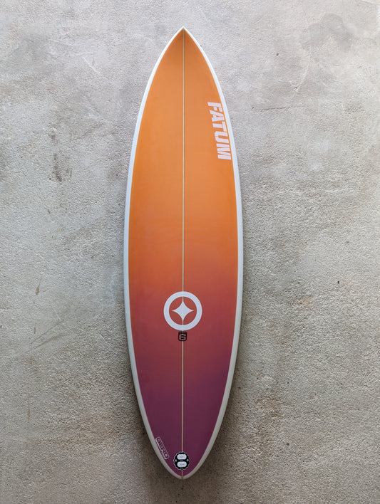 Fatum Super Six 6'1" - Sunrise Spray