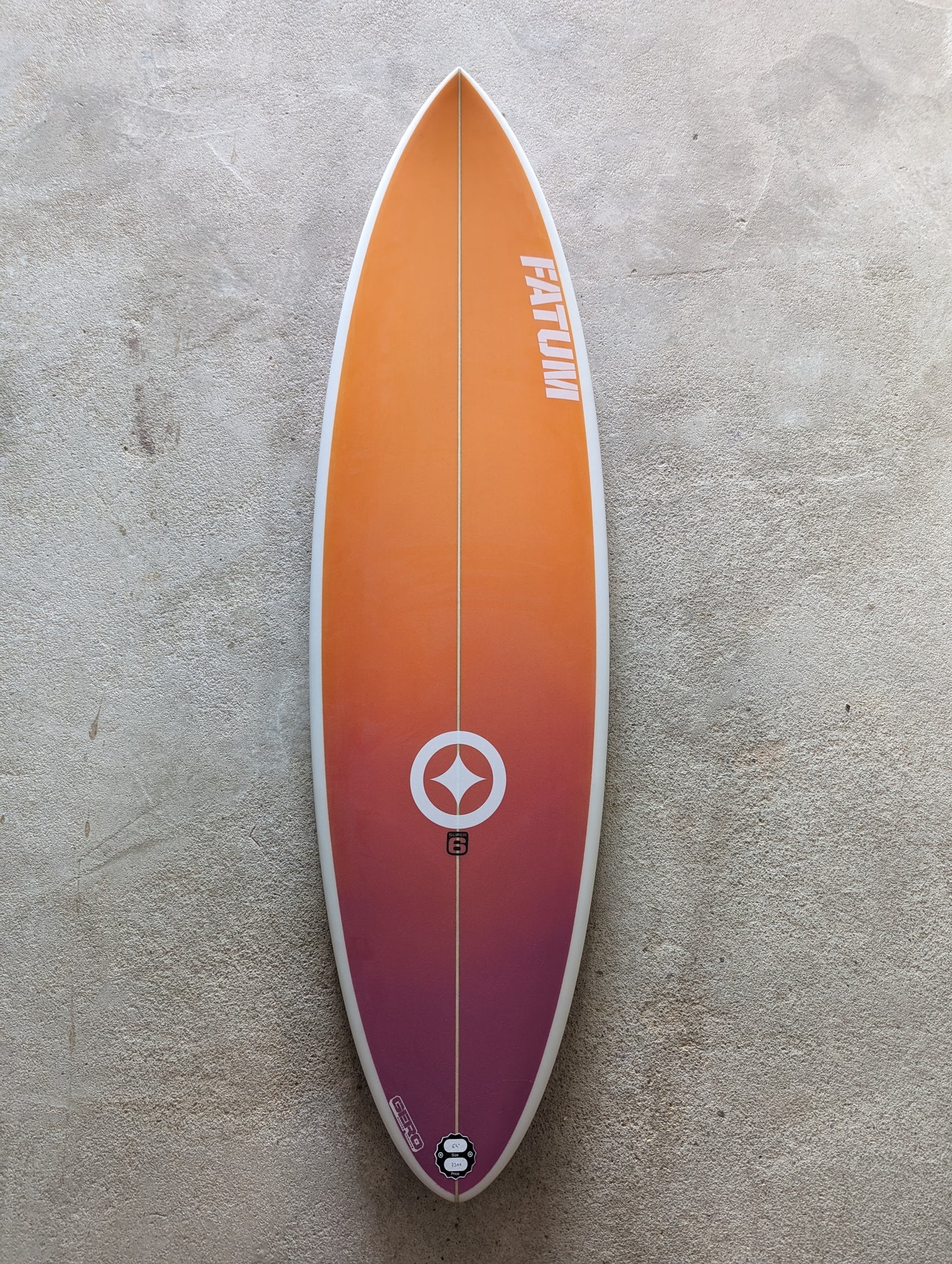 Fatum Super Six 6'1" - Sunrise Spray