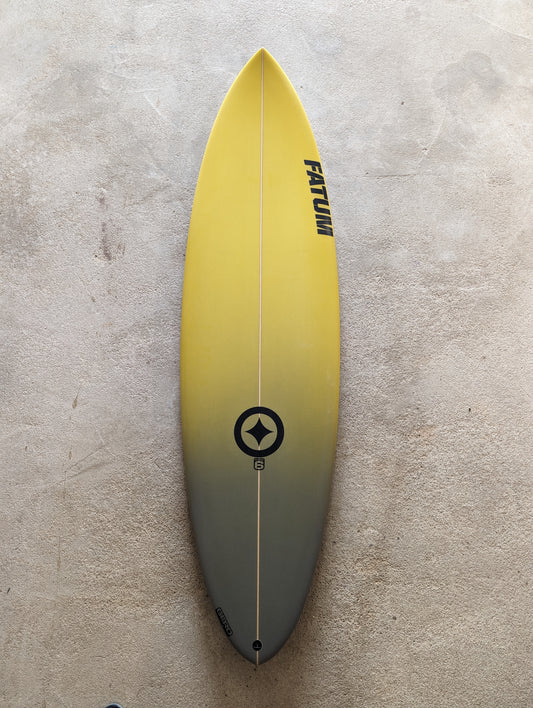 Fatum Super Six 6'4" - Yellow Fade