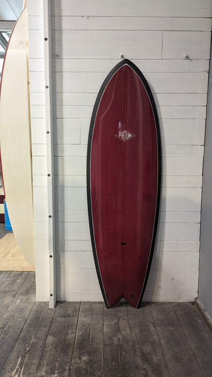 Fatum Giant Fish 5'11" Red and Carbon Tint