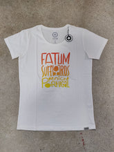 Load image into Gallery viewer, Fatum Ladies Watercolour Tee in White