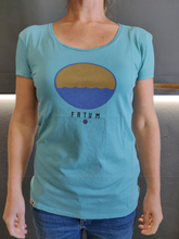 Load image into Gallery viewer, Fatum Ladies Telescope Tee - Blue