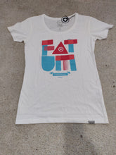 Load image into Gallery viewer, Fatum Ladies Fat Letter T-Shirt - Grey