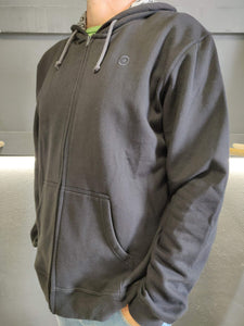 Fatum Zipperhoodie in Black