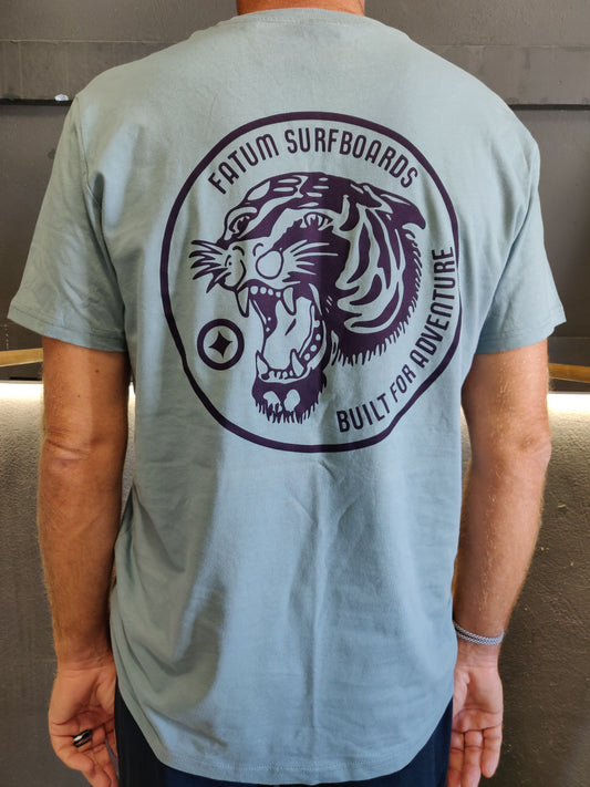 Fatum Tiger Tee in Blue.
