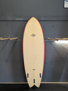 Fatum Giant Fish 5'10" Polyola with red rails